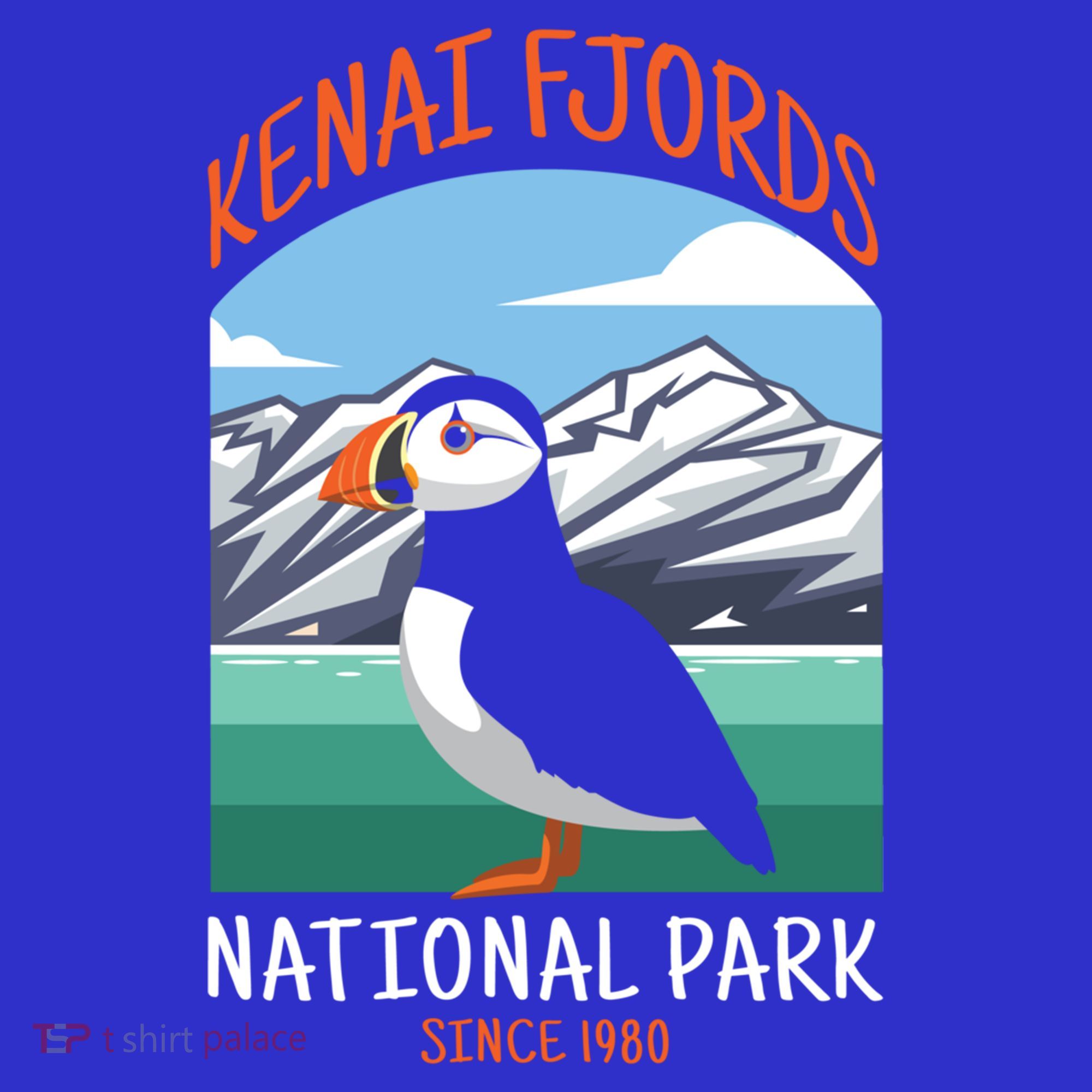 Kenai Fjords National Park Us Puffin Bird Alaska Gift T-Shirt