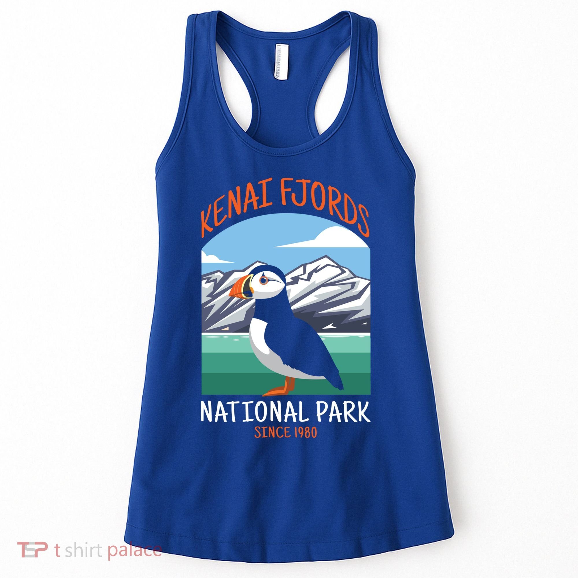 Kenai Fjords National Park Us Puffin Bird Alaska Gift Women's Tank Top