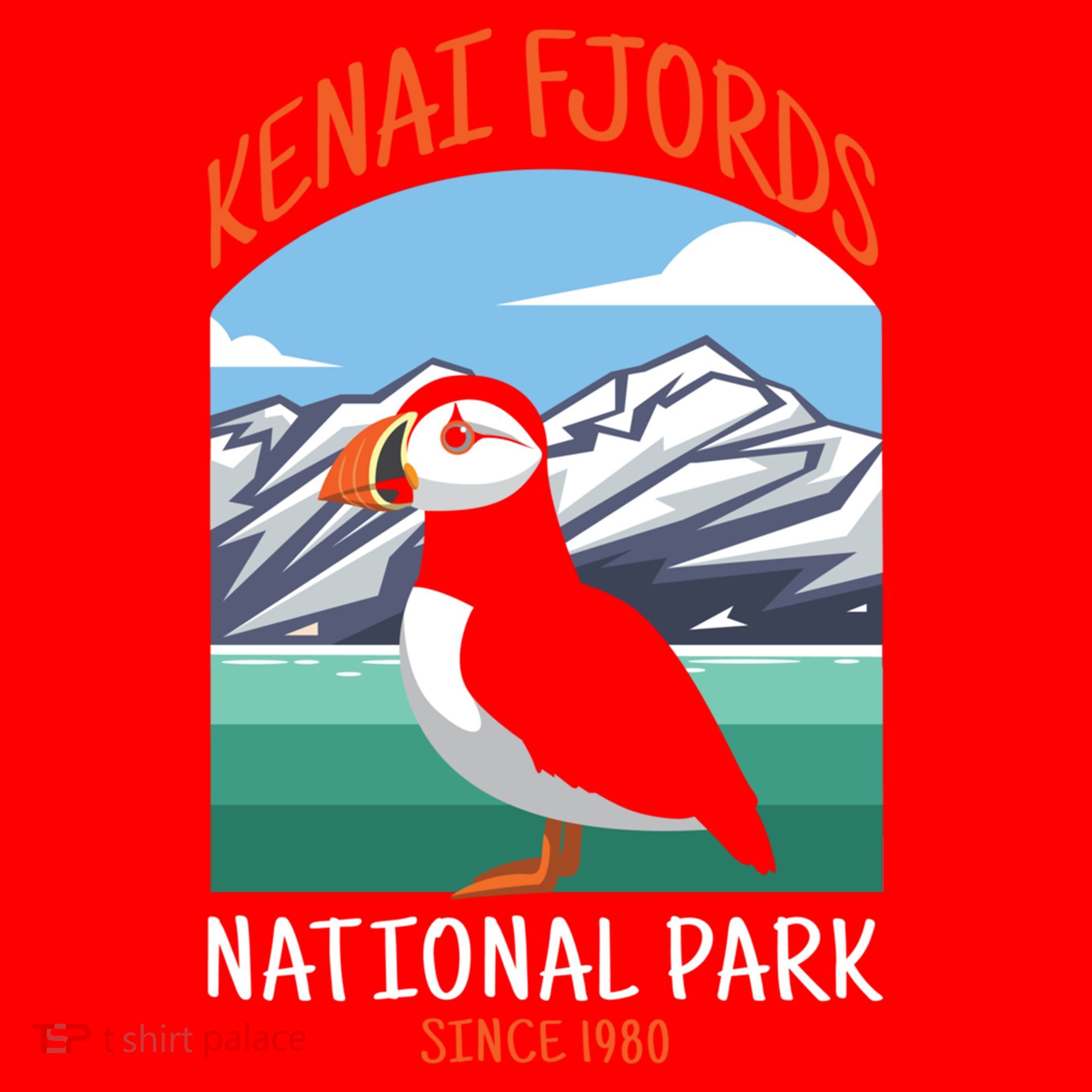 Kenai Fjords National Park Us Puffin Bird Alaska Gift Santa Hat