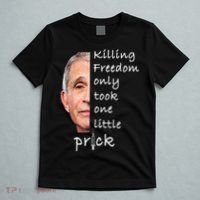 Killing Freedom Only Took One Little Prick Fauci Ouchie T-Shirt thumb 5