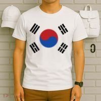 KOREAN FLAG OF KOREA Novelty Men Women Kids Gift T-Shirt thumb 6