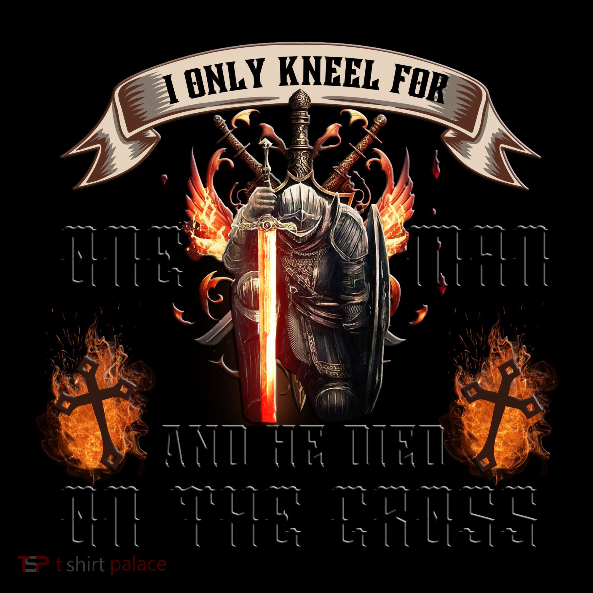 Kneel For One Man And He Died On The Cross Coffee Mug