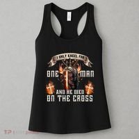Kneel For One Man And He Died On The Cross Women's Tank Top thumb 3