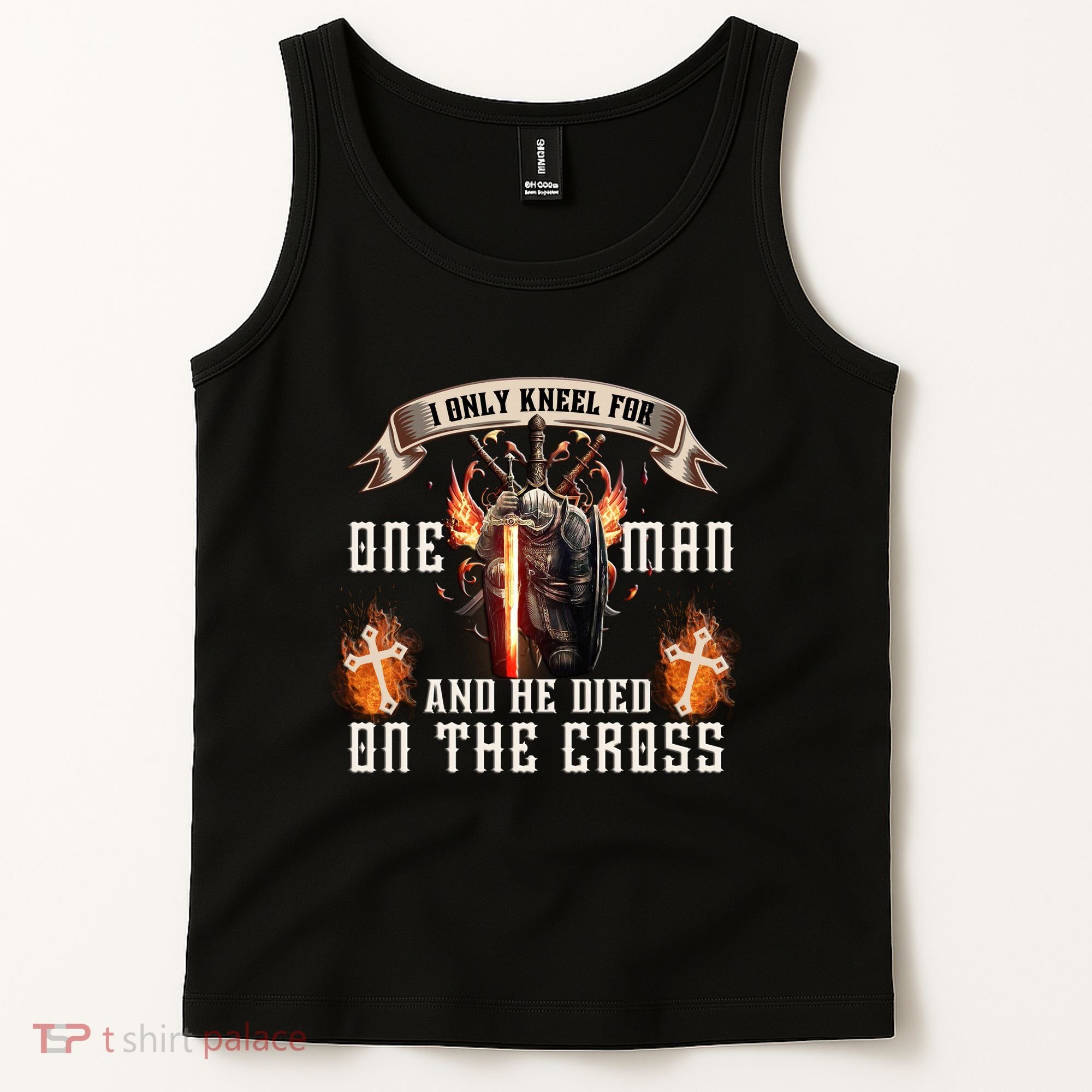 Kneel For One Man And He Died On The Cross Tank Top