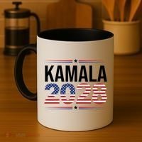 Kamala For President 2028 Retro Harris  Coffee Mug thumb 4
