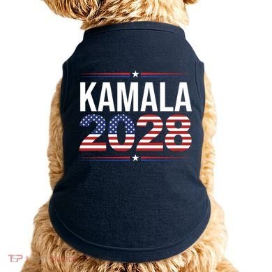 Kamala For President 2028 Retro Harris  Doggie Tank