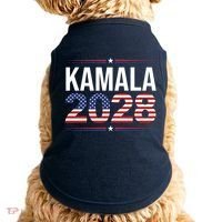 Kamala For President 2028 Retro Harris  Doggie Tank thumb 0