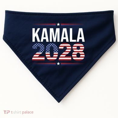 Kamala For President 2028 Retro Harris  USA-Made Doggie Bandana