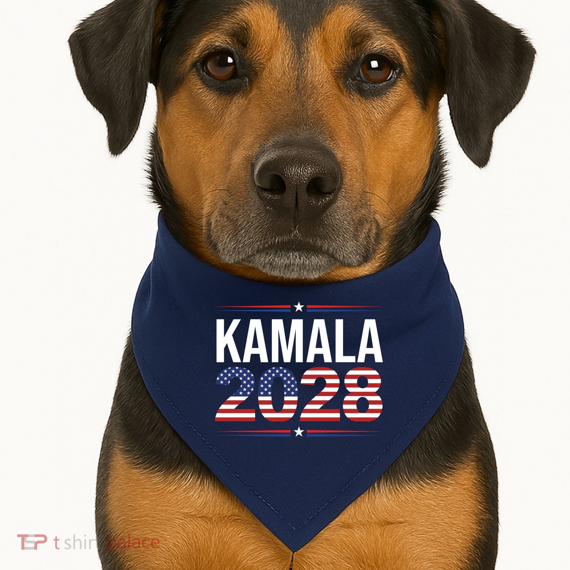 Kamala For President 2028 Retro Harris  USA-Made Doggie Bandana