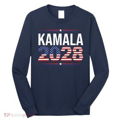 Kamala For President 2028 Retro Harris  Long Sleeve Shirt