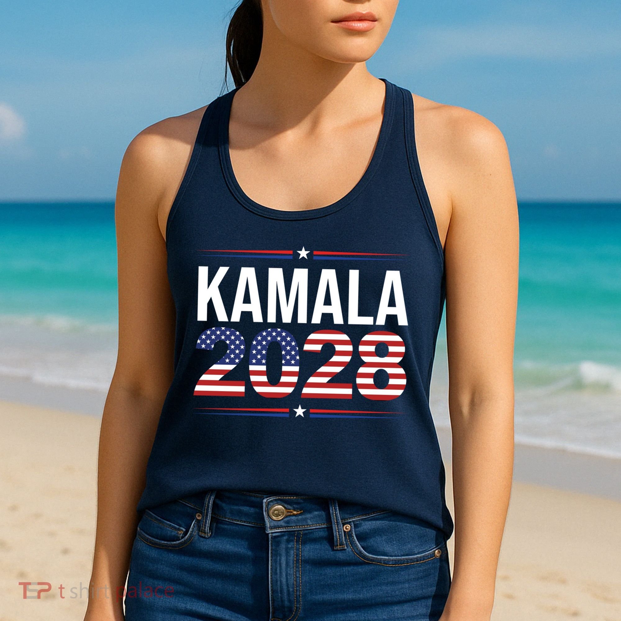 Kamala For President 2028 Retro Harris  Women's Tank Top
