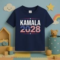 Kamala For President 2028 Retro Harris  Toddler T-Shirt thumb 3