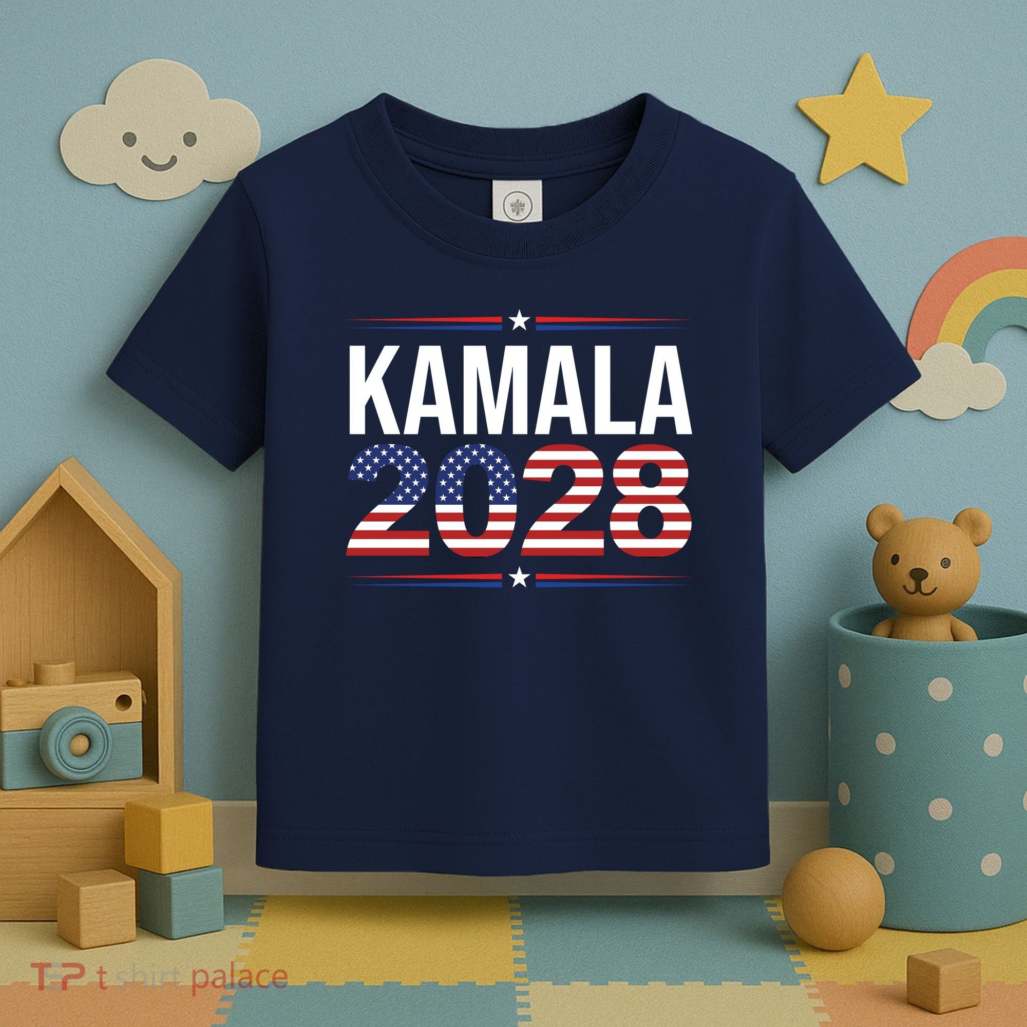 Kamala For President 2028 Retro Harris  Toddler T-Shirt
