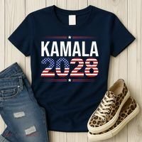 Kamala For President 2028 Retro Harris  Women's T-Shirt thumb 3