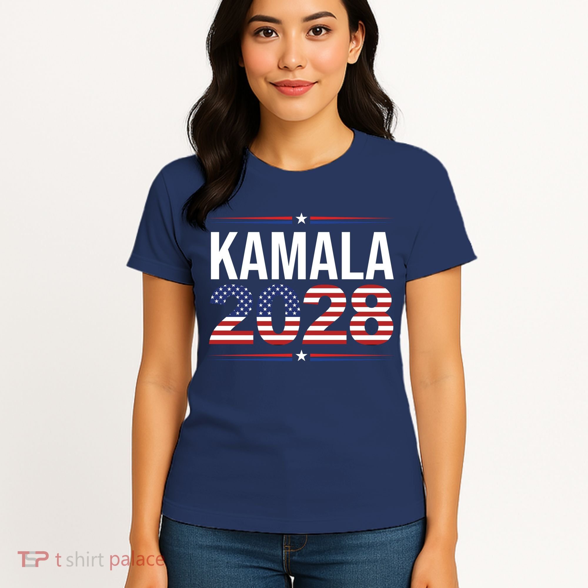 Kamala For President 2028 Retro Harris  Women's T-Shirt