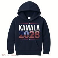 Kamala For President 2028 Retro Harris  Kids Hoodie thumb 0