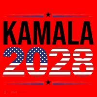 Kamala For President 2028 Retro Harris  Santa Hat thumb 1