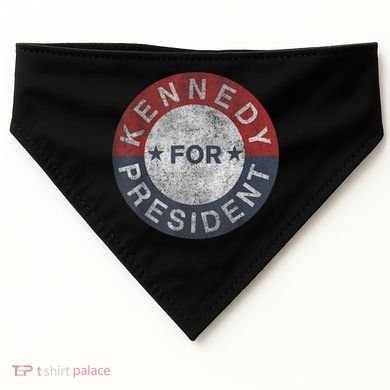 Kennedy For President JFK 1960 USA-Made Doggie Bandana