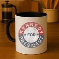 Kennedy For President JFK 1960 Coffee Mug thumb 4