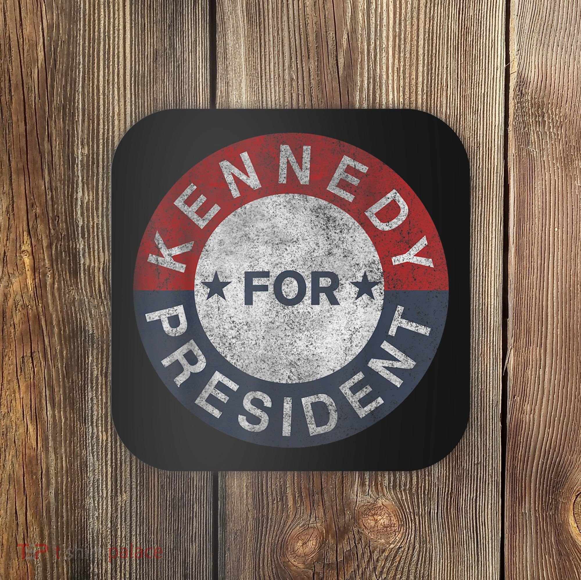 Kennedy For President JFK 1960 Coaster