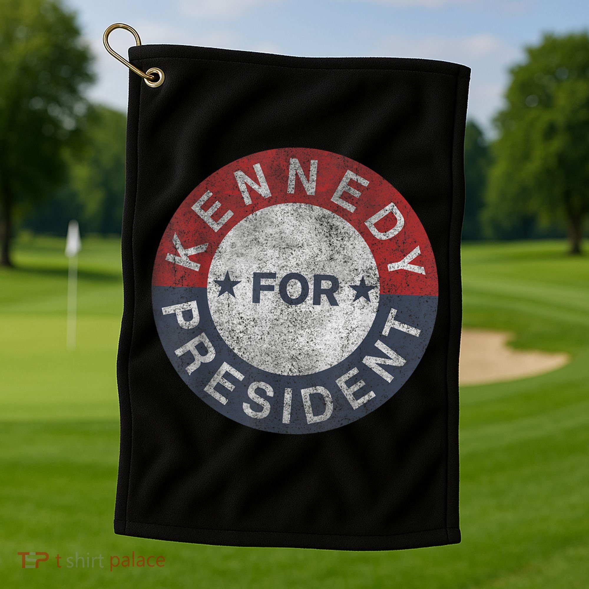 Kennedy For President JFK 1960 Golf Towel