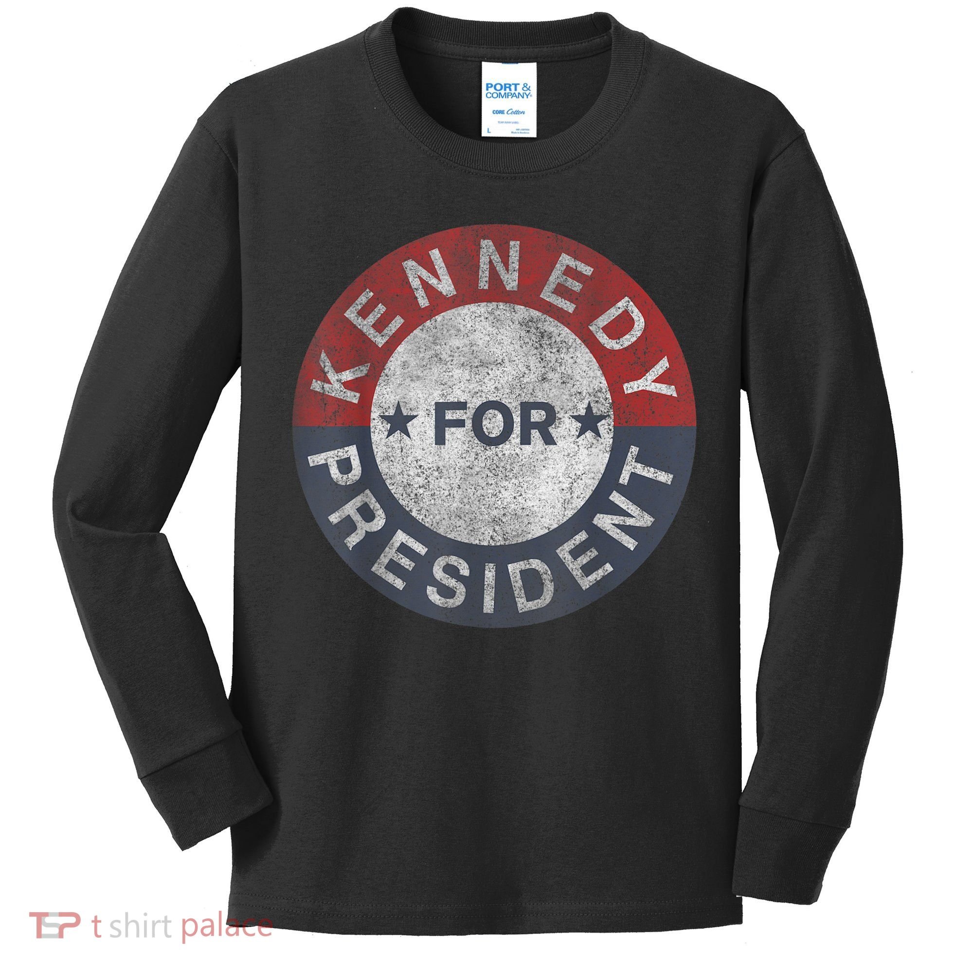 Kennedy For President JFK 1960 Kids Long Sleeve Shirt