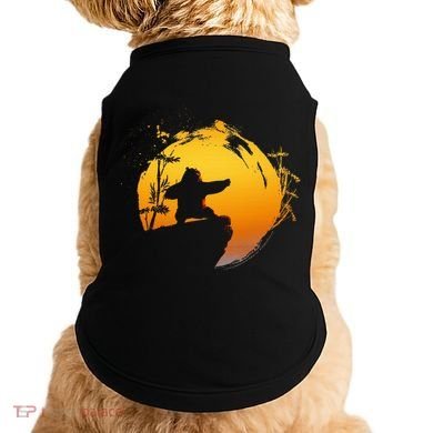Kung Fu Panda Po Tai Chi Sunset Silhouette Doggie Tank