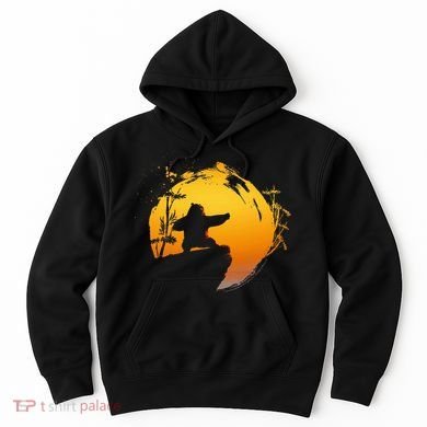 Kung Fu Panda Po Tai Chi Sunset Silhouette Hoodie