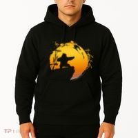 Kung Fu Panda Po Tai Chi Sunset Silhouette Hoodie thumb 2
