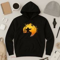 Kung Fu Panda Po Tai Chi Sunset Silhouette Hoodie thumb 3