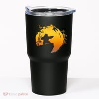 Kung Fu Panda Po Tai Chi Sunset Silhouette Tumbler thumb 0