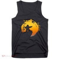 Kung Fu Panda Po Tai Chi Sunset Silhouette Tank Top thumb 0