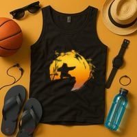 Kung Fu Panda Po Tai Chi Sunset Silhouette Tank Top thumb 4