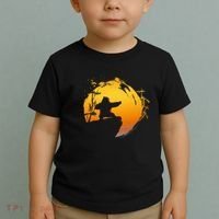 Kung Fu Panda Po Tai Chi Sunset Silhouette Toddler T-Shirt thumb 2
