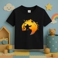 Kung Fu Panda Po Tai Chi Sunset Silhouette Toddler T-Shirt thumb 3