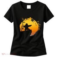 Kung Fu Panda Po Tai Chi Sunset Silhouette Women's T-Shirt thumb 0