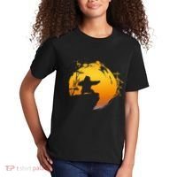 Kung Fu Panda Po Tai Chi Sunset Silhouette Kids T-Shirt thumb 2
