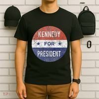 Kennedy For President JFK 1960 Election T-Shirt thumb 6