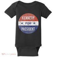 Kennedy For President JFK 1960 Election Baby Bodysuit thumb 0