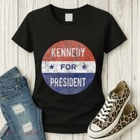Kennedy For President JFK 1960 Election Women's T-Shirt thumb 3