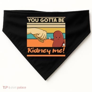 Kidney Funny Pun For A Kidney Donor USA-Made Doggie Bandana