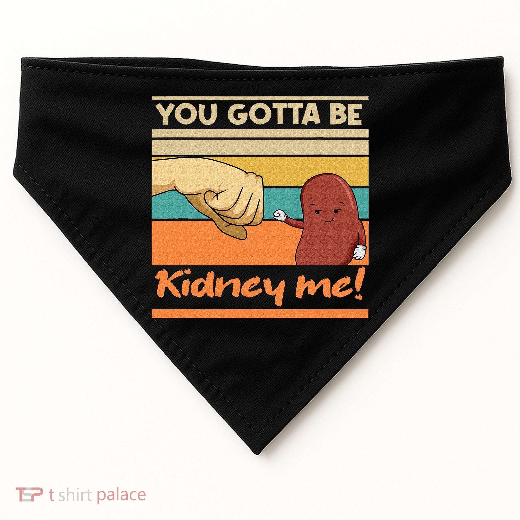 Kidney Funny Pun For A Kidney Donor USA-Made Doggie Bandana