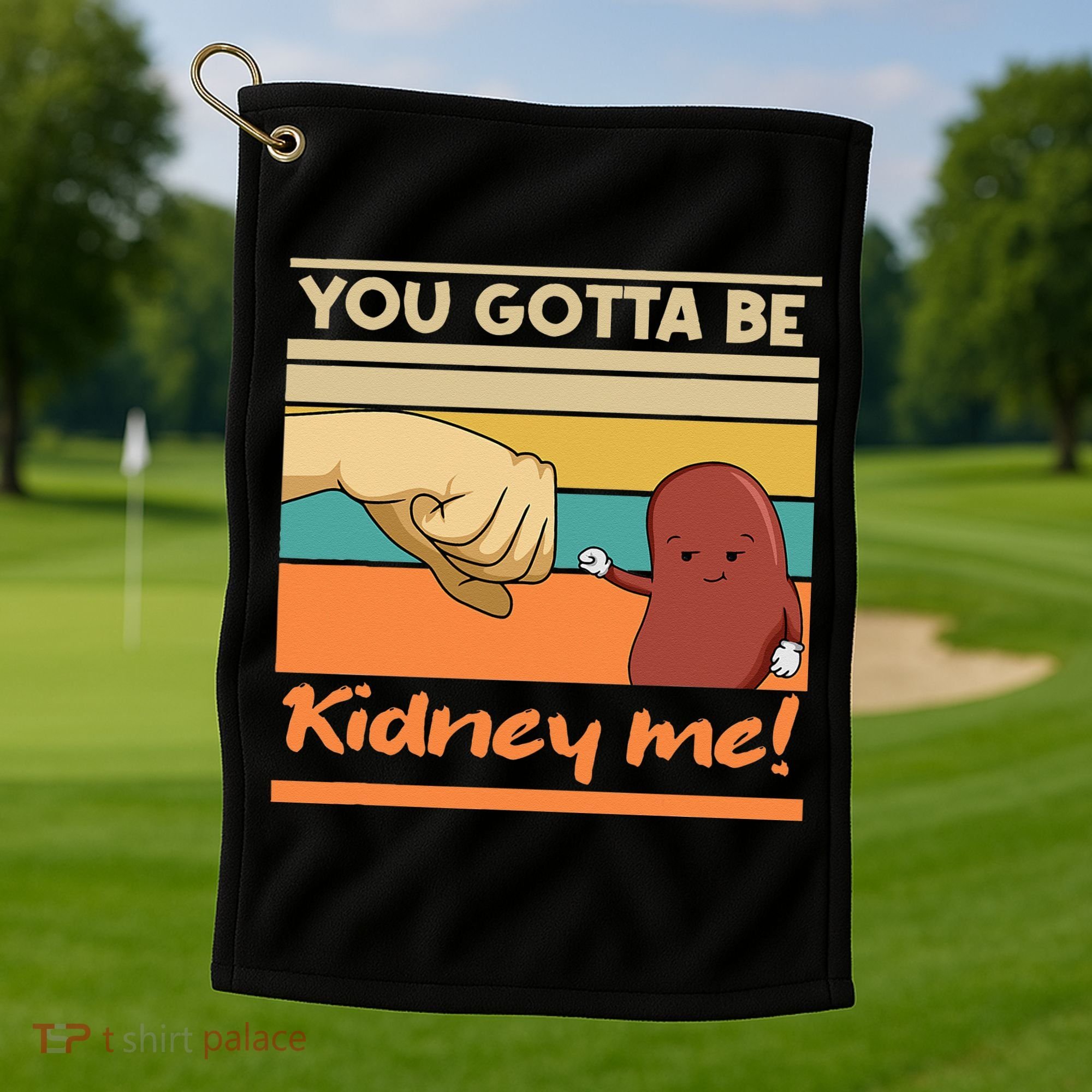 Kidney Funny Pun For A Kidney Donor Golf Towel