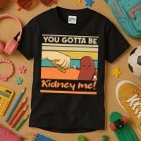 Kidney Funny Pun For A Kidney Donor Kids T-Shirt thumb 3