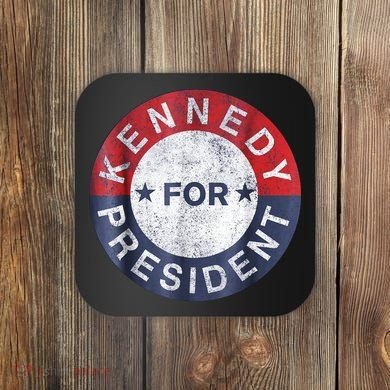 Kennedy For President JFK 1960 Coaster