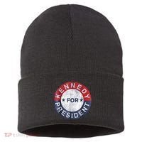 Kennedy For President JFK 1960 Sustainable Knit Beanie thumb 0
