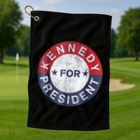 Kennedy For President JFK 1960 Golf Towel thumb 1