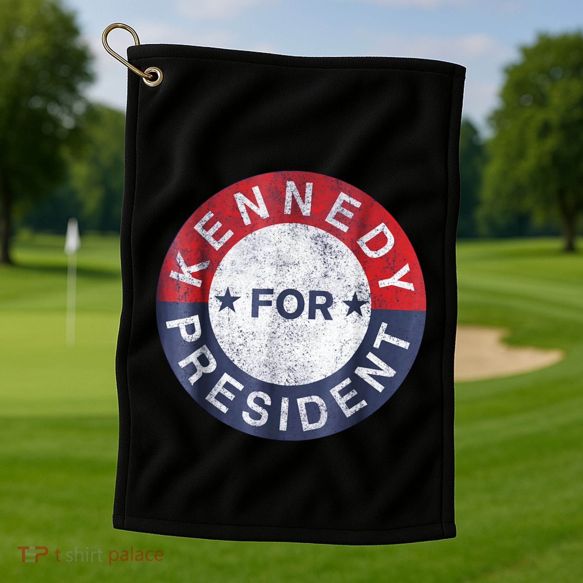 Kennedy For President JFK 1960 Golf Towel