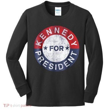 Kennedy For President JFK 1960 Kids Long Sleeve Shirt