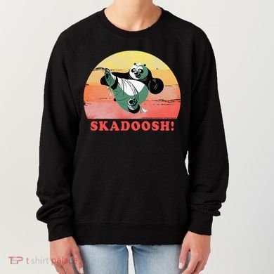 Kung Fu Panda Skadoosh Circle Portrait Women's Sweatshirt